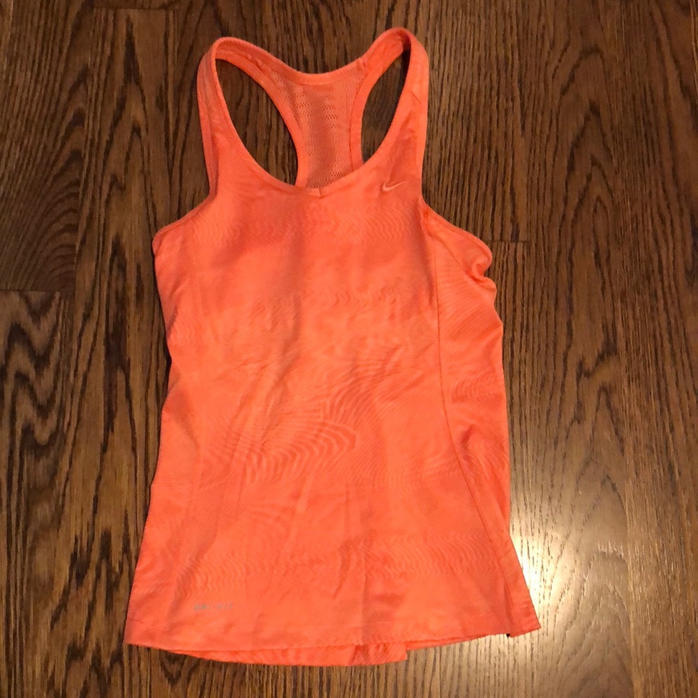 Orange Nike Racerback Bra Top XS